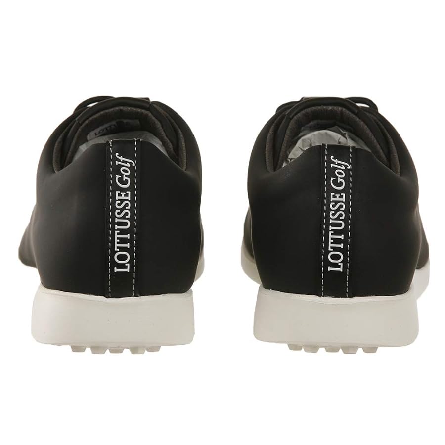 Amazon.com | LOTTUSSE Men's Golf Shoe, Black (GOMMATO NEG